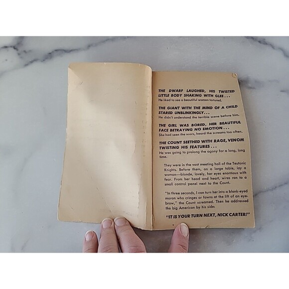 The Bright Blue Death By Nick Carter Paperback - Picture 2 of 10